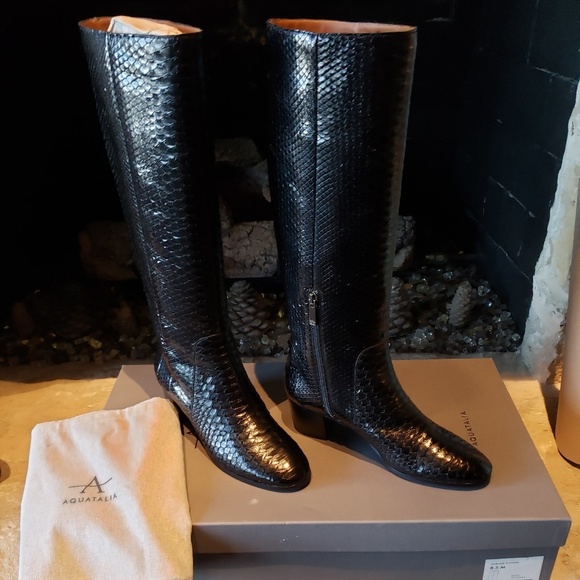 Aquatalia Shoes - Aquatalia Genuine Python Boots